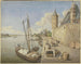 the River Main in Frankfurt am Main with Saint Leonard's Church - Ursula Magdalena Reinheimer — artwork view