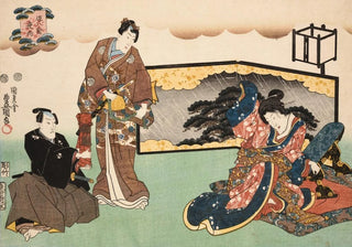 Eight figurative views Sugata Hakkei Pl5 - Utagawa Kunisada Toyokuni III — artwork view