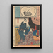 Sutokuin - Utagawa Kunisada Toyokuni III — framed artwork on a wall