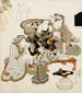 L'acteur Onoe Kikugorō III at the Umemoto tea salon - Utagawa Kunisada Toyokuni III — artwork view