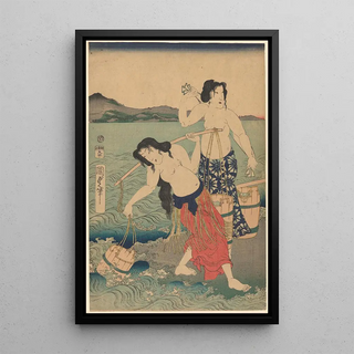 Utagawa Kunisada Toyokuni III - The Salt Women.webp