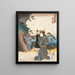 Yui - Utagawa Kunisada Toyokuni III — framed artwork on a wall