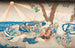 on the site of execution of Tatsunokuchi, Sagami Province - Utagawa Kuniyoshi — artwork view