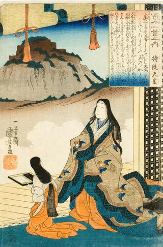 Utagawa Kuniyoshi - Empress Jit Tenn.webp
