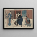 Igami no gonta gonta nyb kosen shme Kokingo - Utagawa Kuniyoshi — framed artwork on a wall