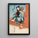 Iwai Hanshir V in the role of Shirai Gonpachi - Utagawa Kuniyoshi — framed artwork on a wall