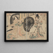 Woman and Man - Utagawa Toyohiro — framed artwork on a wall