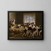 A pack of dogs - Vincent de Witte — framed artwork on a wall