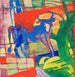Blue Cow Painting - Franz Marc — artwork view