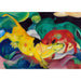 Reproduction of the painting Cows, red, green, yellow - Franz Marc