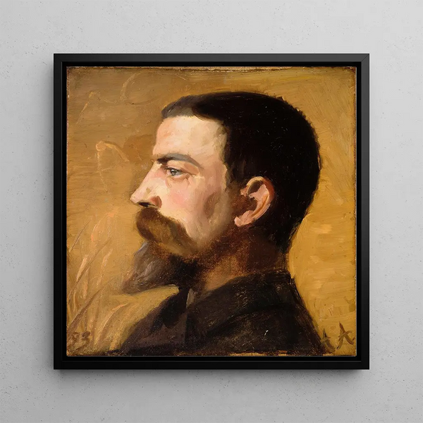 Valdemar Schnheyder Møller - Anna Ancher — framed artwork on a wall