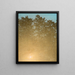 Sunset at Fontainebleau - Valdemar Schønheyder Møller — framed artwork on a wall
