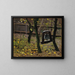 La cloche du dîner dans le jardin de l'hôtel Brndums - Valdemar Schønheyder Møller — framed artwork on a wall