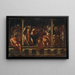 Swimming Pool Painting - Valentin Lefèvre — framed artwork on a wall