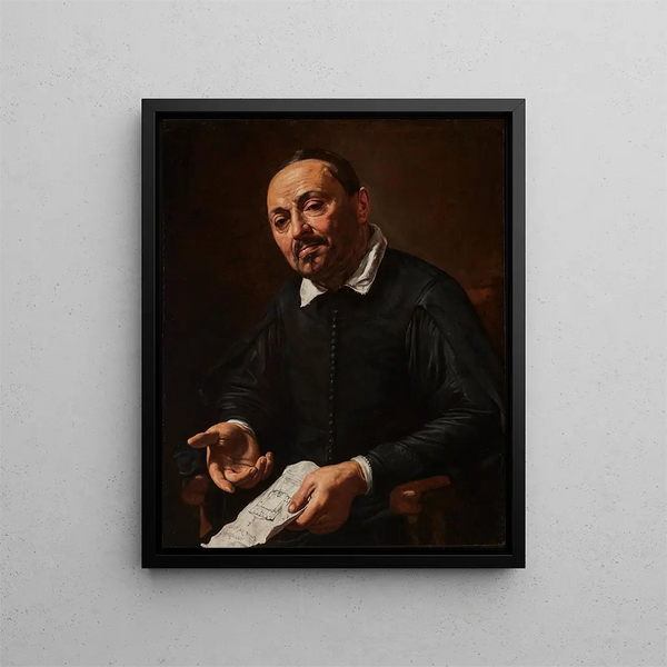 Rafaello Menicucci painting - Valentin de Boulogne — framed artwork on a wall