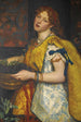 A girl holding grapes - Valentine Cameron Prinsep — artwork view