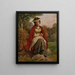Autumn Painting - Valentine Cameron Prinsep — framed artwork on a wall