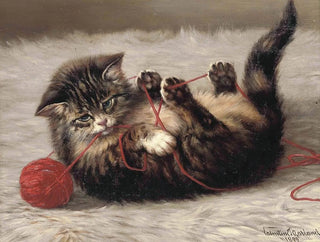 The cradle of cats - Valentine Thomas Garland — artwork view
