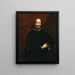 Portrait of a Gentleman - Valerio Castello — framed artwork on a wall