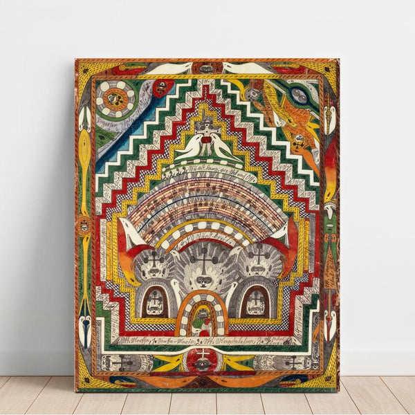 Reproduction of the painting Vallée des Vosges, Alsace, Lorraine et Palatinat du Rhin - Adolf Wölfli