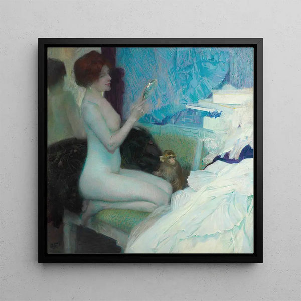 Vanité Painting - Otto Friedrich — framed artwork on a wall
