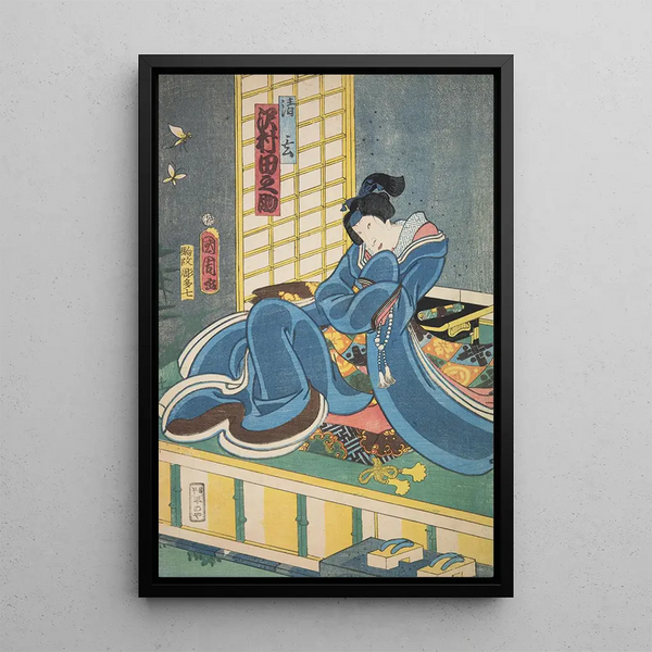 Azuma Nishikie Painting Pl29 - Various Artists — framed artwork on a wall