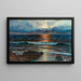 Sunset on the Shore - Vartan Makhokhian — framed artwork on a wall