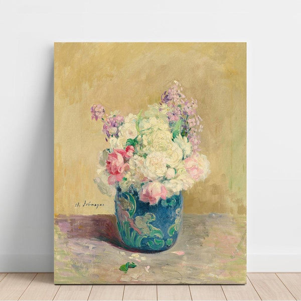 Reproduction of the painting Flower Vase Painting - Henri Lebasque