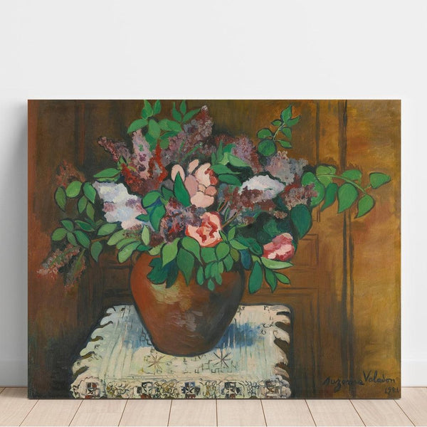 Reproduction of the painting Flower Vase Painting - Suzanne Valadon