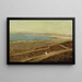 Promenade solitaire le long de la côte - Vasily Dmitrievich Polenov — framed artwork on a wall