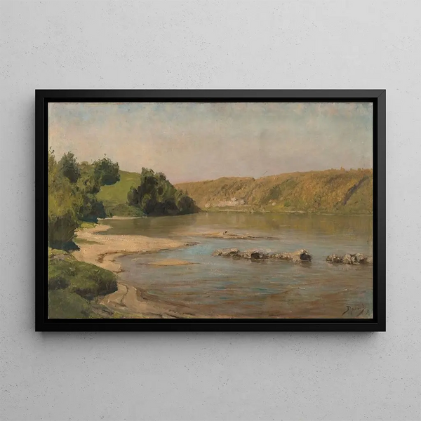 Rivière Oka - Vasily Dmitrievich Polenov — framed artwork on a wall