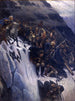 Souvorov traversing the Alps in 1799 - Vasily Surikov — artwork view