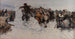 a snow-covered cityscape - Vasily Surikov — artwork view