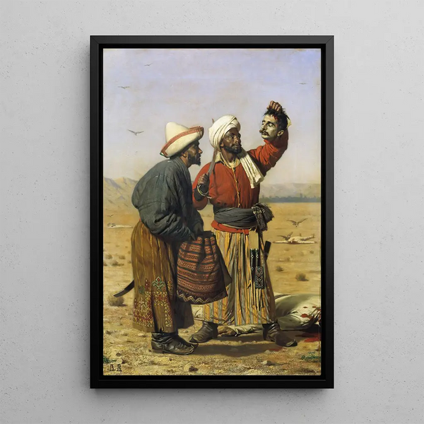 After a Success - Vasily Vereshchagin — framed artwork on a wall