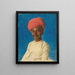 Bania Merchant in Bombay - Vasily Vereshchagin — framed artwork on a wall