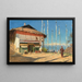 Temple bouddhiste à Darjeeling, Sikkim - Vasily Vereshchagin — framed artwork on a wall