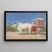 Carriage Painting for Delhi - Vasily Vereshchagin — framed artwork on a wall