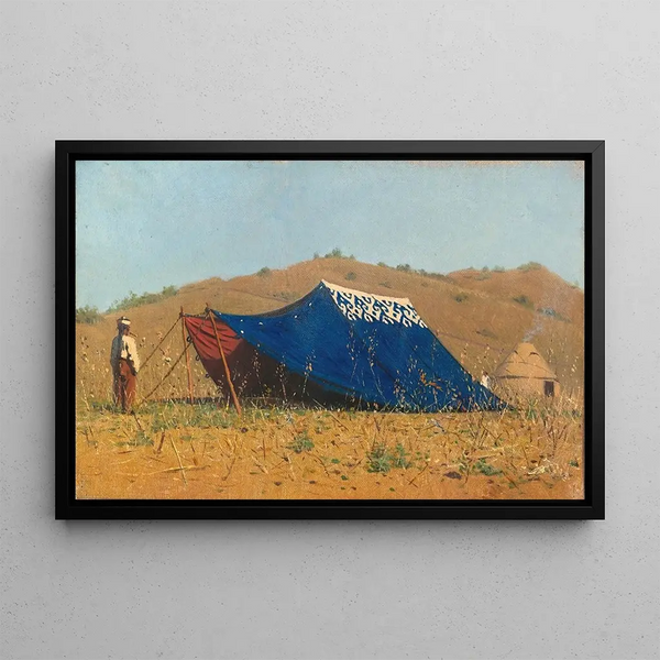 Chinese Tent - Vasily Vereshchagin — framed artwork on a wall