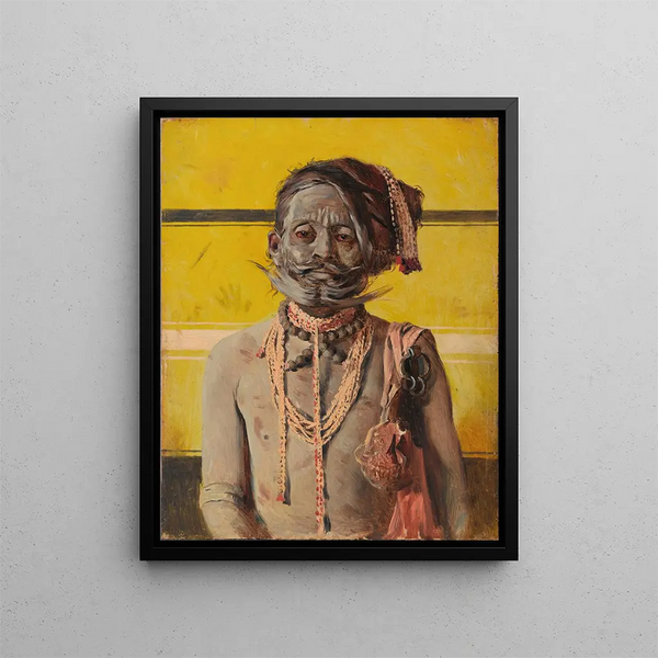 Poor - Vasily Vereshchagin — framed artwork on a wall