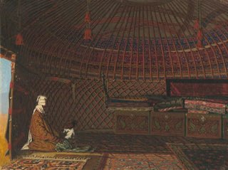 Inside a Rich Kyrgyz's Tent - Vasily Vereshchagin — artwork view