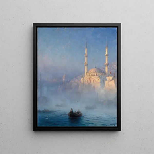 Ivan Aivazovsky - Vasily Vereshchagin — framed artwork on a wall