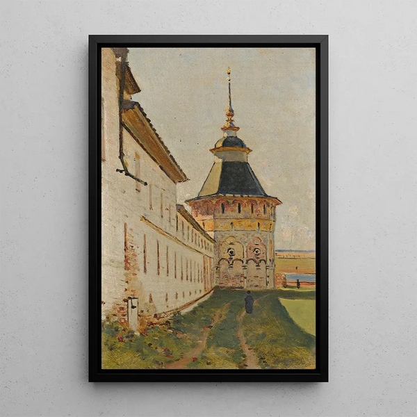 the Monastery Tour - Vasily Vereshchagin — framed artwork on a wall