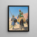 Warrior mounted in Jaipur - Vasily Vereshchagin — framed artwork on a wall
