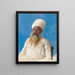 Priest Parsi fire worshiper in Bombay - Vasily Vereshchagin — framed artwork on a wall