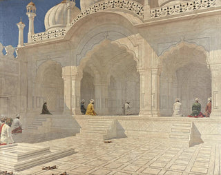 Mosque of the Pearl in Delhi - Vasily Vereshchagin — artwork view