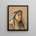 Portrait of Bachi - Vasily Vereshchagin — framed artwork on a wall