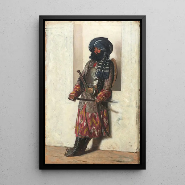 Afghan Security Personnel - Vasily Vereshchagin — framed artwork on a wall