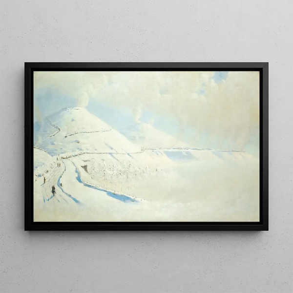 Col de Shipka - Vasily Vereshchagin — framed artwork on a wall