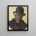 Study for the Beggar in Washington - Vasily Vereshchagin — framed artwork on a wall