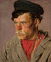 Study of a Peasant's Head - Vasily Vereshchagin — artwork view